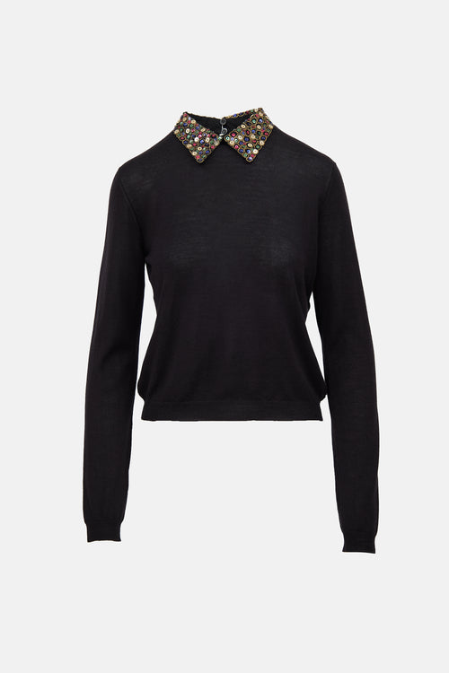 Dior Vintage Cashmere & Silk Top