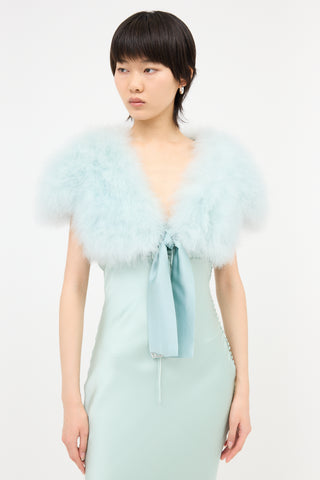 Dior Vintage Feather Bolero