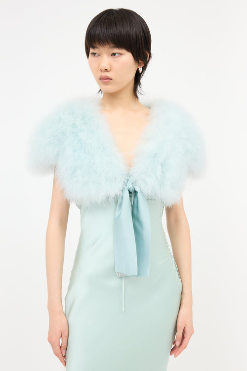 Dior Vintage Feather Bolero
