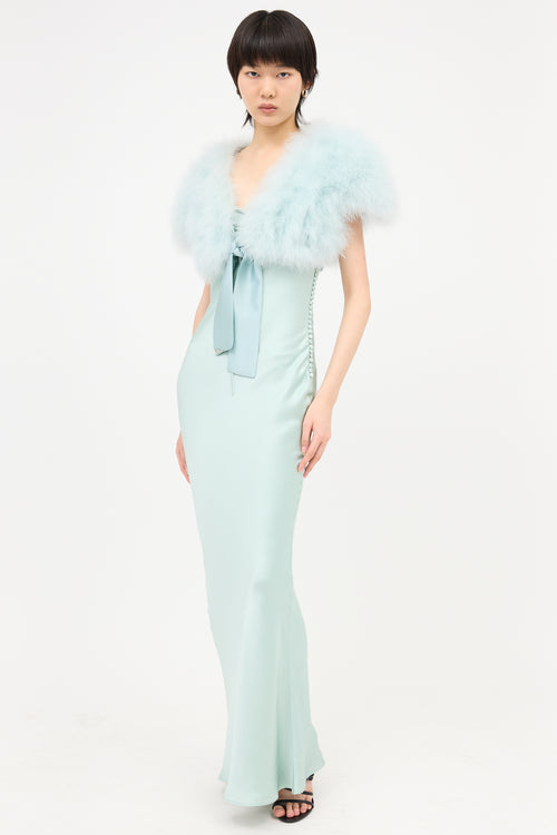 Dior Vintage Feather Bolero