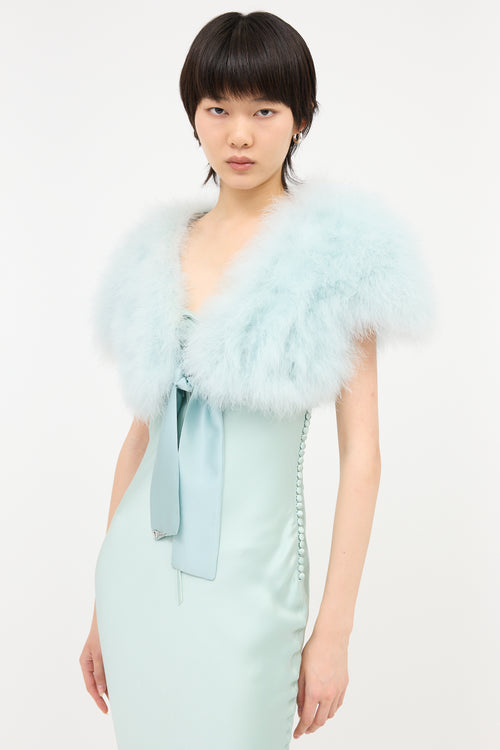 Dior Vintage Feather Bolero