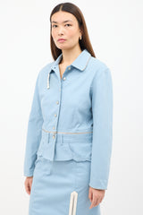 Dior 2000s Zipper Skirt Suit