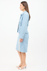 Dior 2000s Zipper Skirt Suit