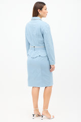 Dior 2000s Zipper Skirt Suit