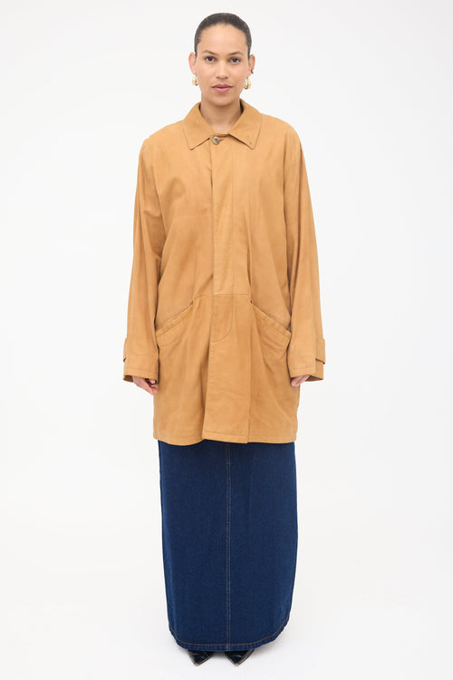 Dior Vintage Suede Coat