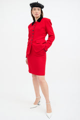 Dior Vintage Wool Skirt Suit