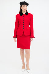 Dior Vintage Wool Skirt Suit