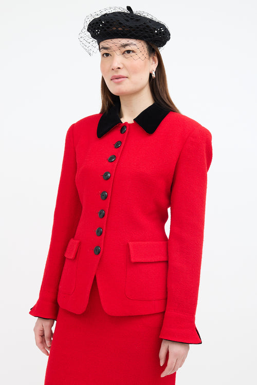 Dior Vintage Wool Skirt Suit