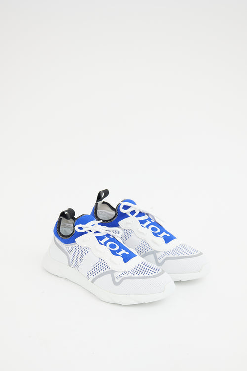 Dior Homme White & Blue B21 Neo Sneaker