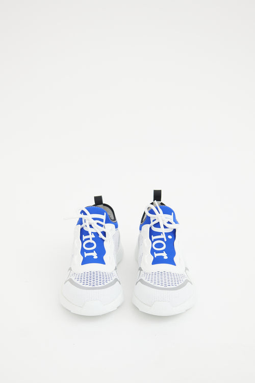 Dior Homme White & Blue B21 Neo Sneaker