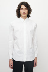 Dior White Cotton CD Button Up Shirt