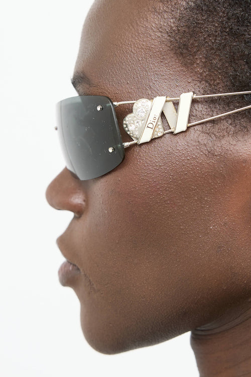 Dior Heartcore Shield Sunglasses
