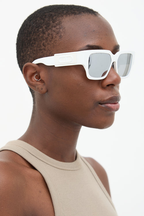 Dior CD 50A4 Rectangle Sunglasses