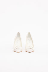 Dior Logo Wooden Heel Pump