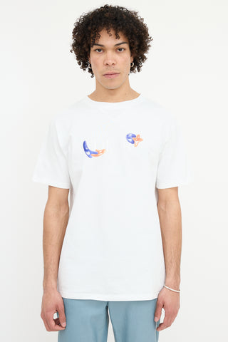 Dior X Kenny Scharf Logo T-Shirt