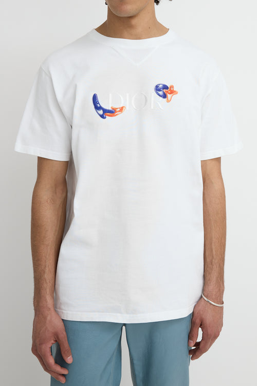 Dior X Kenny Scharf Logo T-Shirt