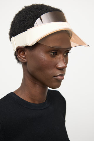 Dior Pink & White Club1 Visor