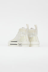 Dior White B23 Oblique Monogram Sneaker