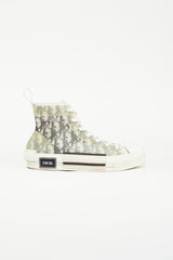 Dior monogram high top sneakers sale