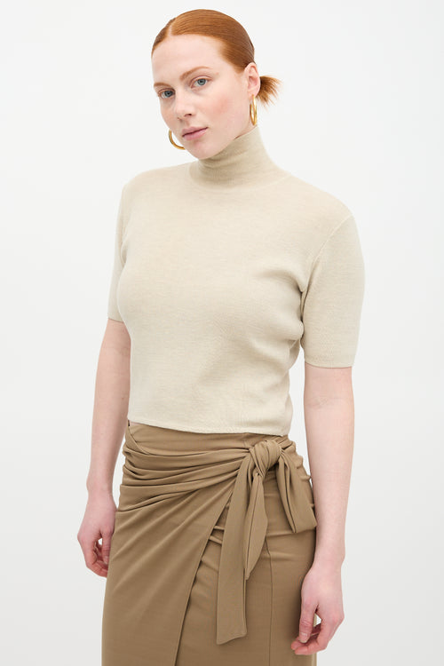 Dior Winter 1994 Wool Turtleneck Top