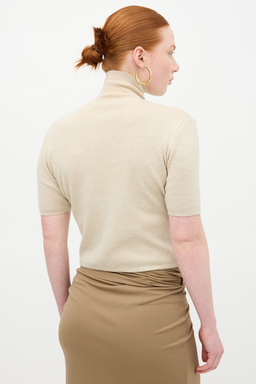 Dior Winter 1994 Wool Turtleneck Top