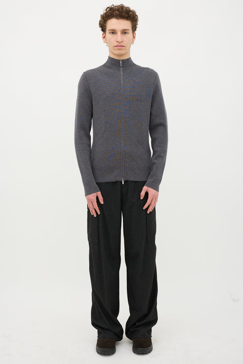 Dior Wool Zip Sweater