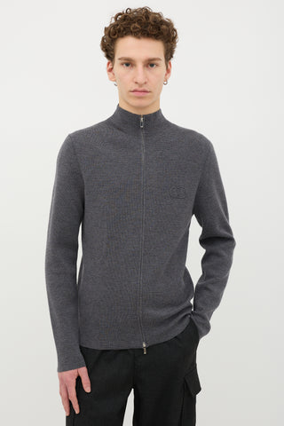 Dior Wool Zip Sweater