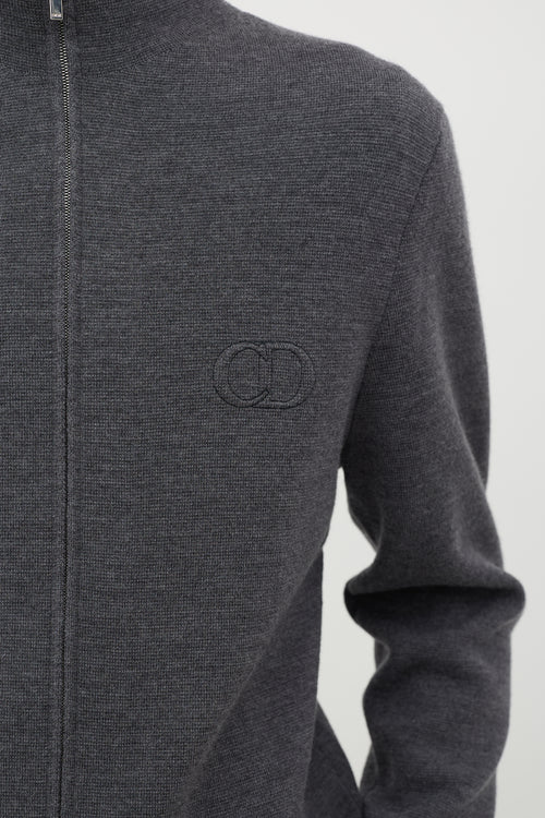 Dior Wool Zip Sweater