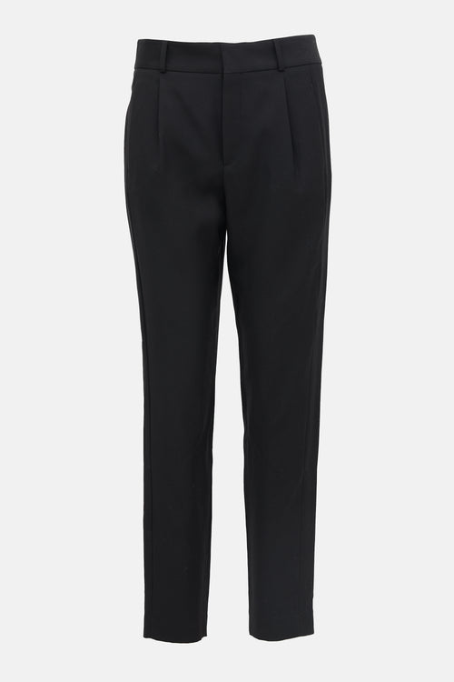 Dior Wool & Silk Straight Leg Trouser