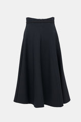 Dior Wool & Silk Belted Maxi Skirt