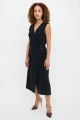 Dior Wool & Silk Wrap Dress