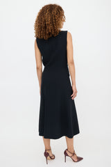 Dior Wool & Silk Wrap Dress