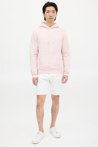Dior X Raymond Pettibon 2019 Pink & White Logo Hoodie