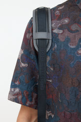 Dior X Sacai 2021 Black Technical Mini Saddle Bag