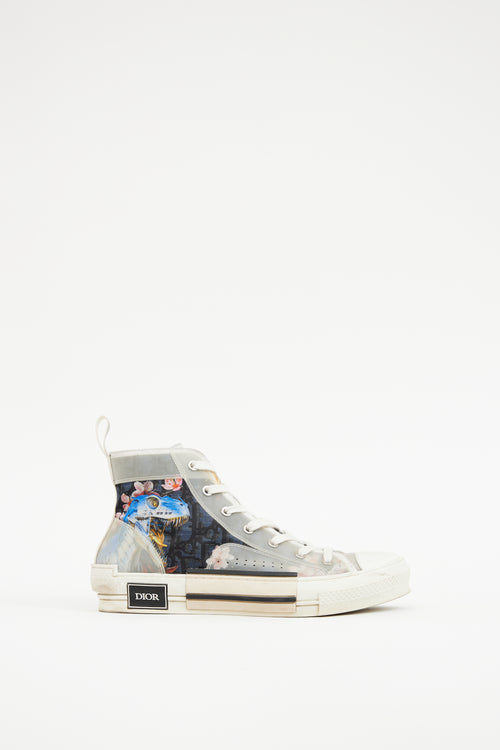 Dior Blue PVC B23 Sorayama Sneaker