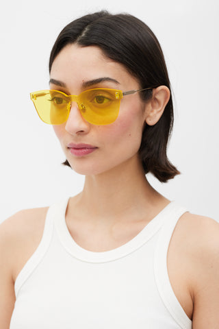Dior Yellow Lens DiorColorQuake2 Sunglasses
