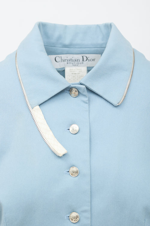 Dior 2000s Zipper Skirt Suit