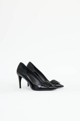 Dior Patent Cannage Plaque Pump