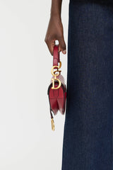 Dior Leather Mini Saddle Bag