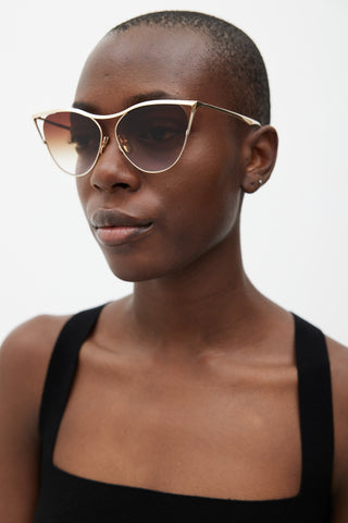 Dita Brown & Gold Revoir DTS509 Sunglasses