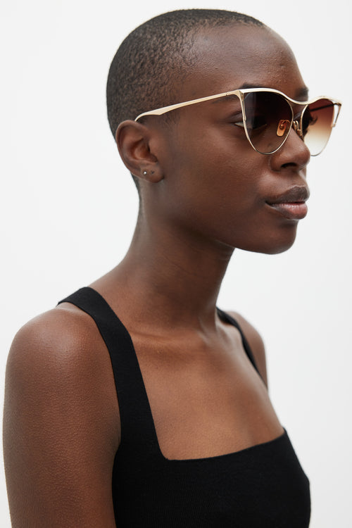 Dita Brown & Gold Revoir DTS509 Sunglasses