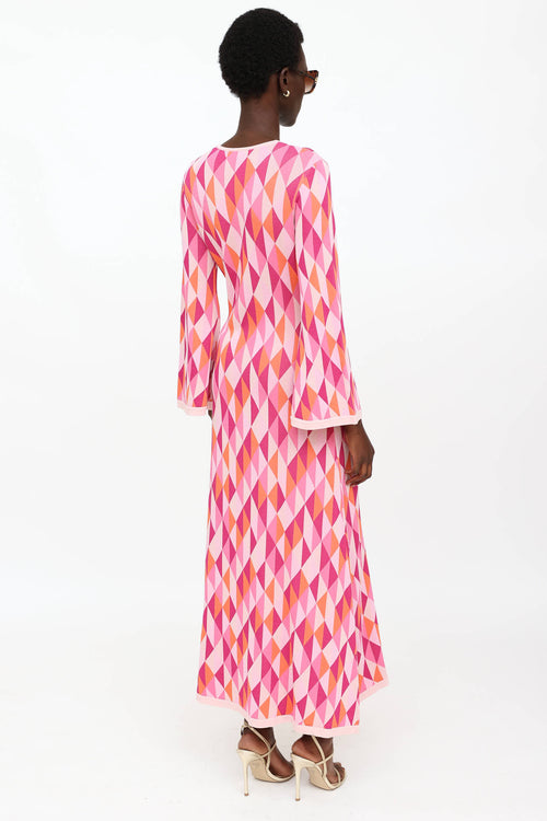 Dodo Bar Or Knit Plunge Maxi Dress