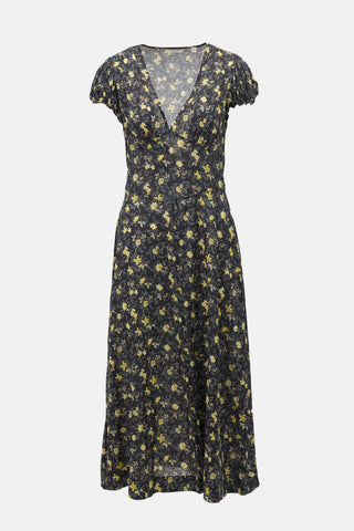 Dôen Floral Rosalinda Midi Dress