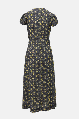 Dôen Floral Rosalinda Midi Dress