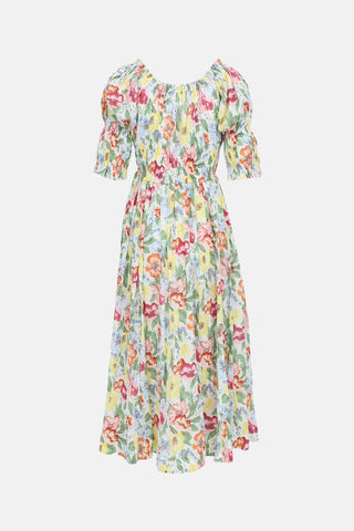 DôenFloral Ischia Maxi Dress