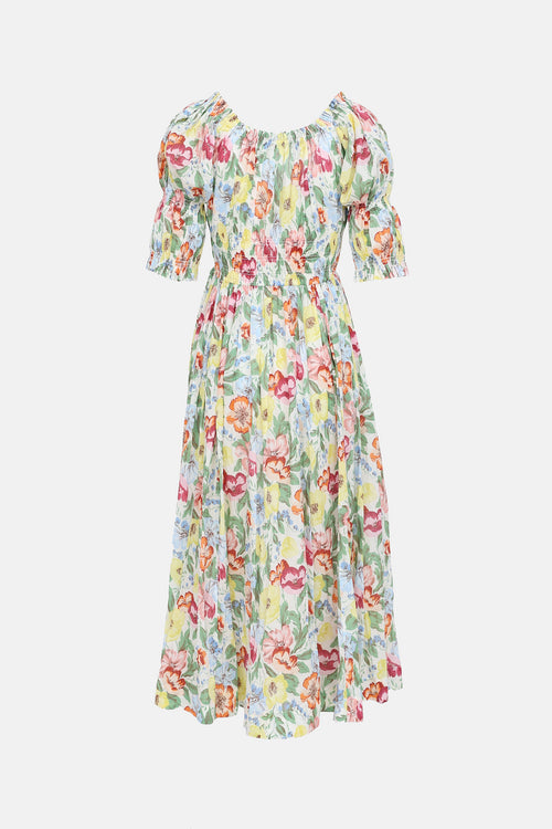 DôenFloral Ischia Maxi Dress