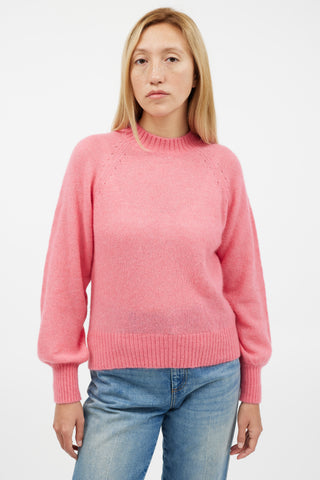 Dôen Pink Wool Knit Sweater
