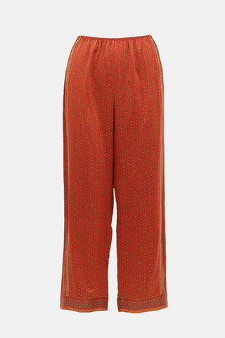 Dôen Silk Floral Cacilda Pant