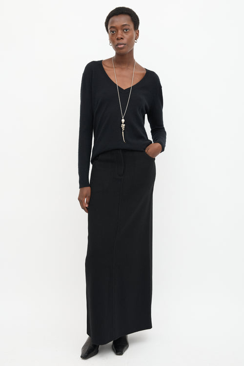 Doffer Boys Cashmere V-Neck Top