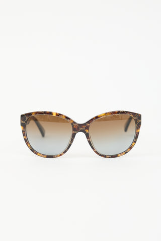 Dolce & Gabbana 4159 Monogram Round Sunglasses